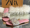 Zara Embroidered Flats