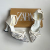 Zara Bow Floral Heels