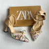Zara Bow Floral Heels