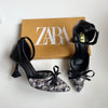 Zara Bow Floral Heels