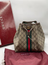 GG Supreme Ophidia Top Handle Bucket Bag