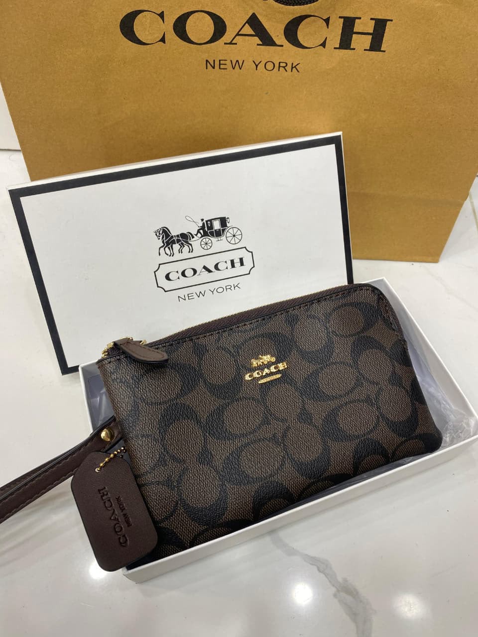 Coach Zipper Pouch Bag