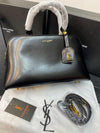 Saint Laurent Sac de jour Leather Bowling Bag