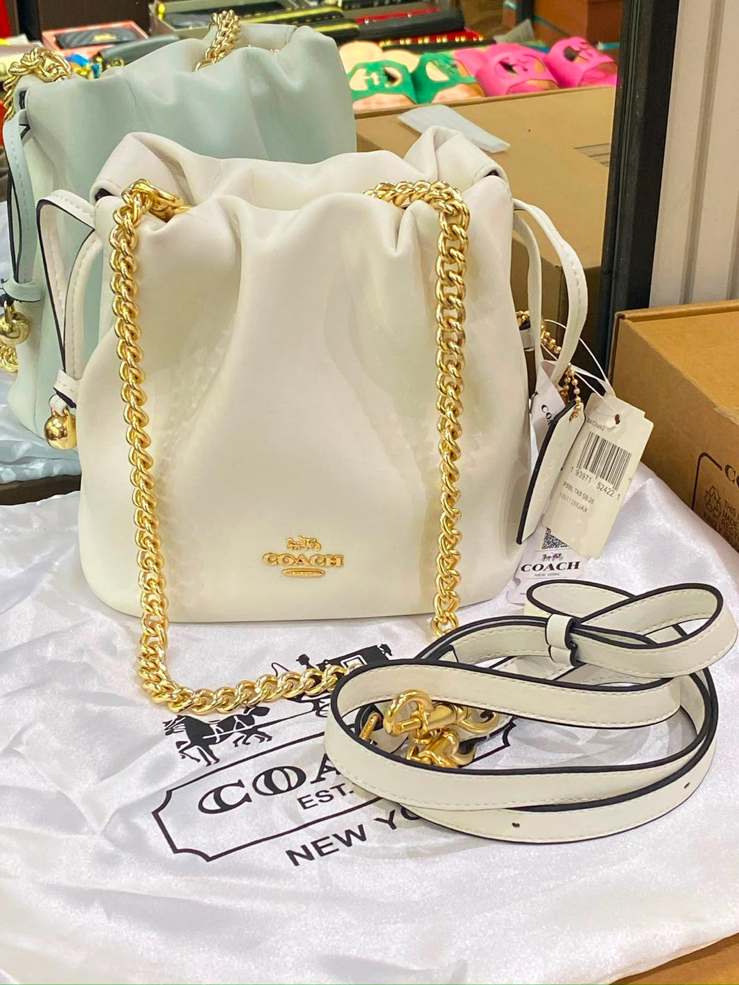 Coach Faye Mini Drawstring Bag