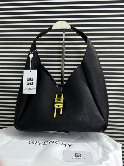 Givenchy G-Hobo Medium Leather Shoulder Bag