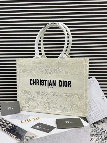 Cd Tote Book Embroidered Bag