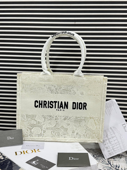 Cd Tote Book Embroidered Bag