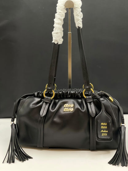 Miu Miu Women's Brown Joie Leather Shoulder Bag