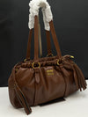 Miu Miu Women's Brown Joie Leather Shoulder Bag