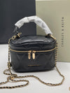 Charles  & keith Arwen Quilted Top Handle Vanity Bag