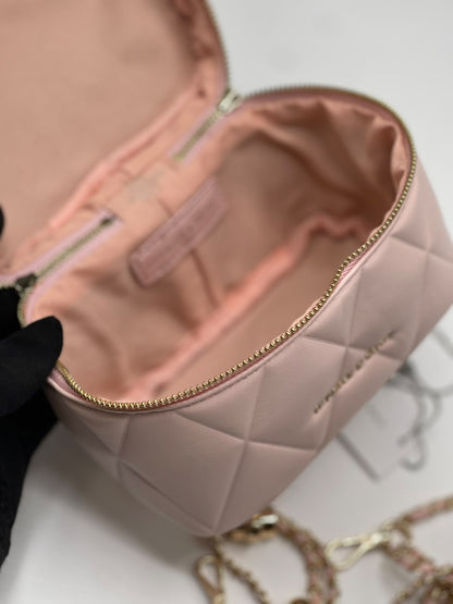 Charles  & keith Arwen Quilted Top Handle Vanity Bag