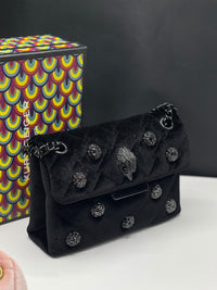 Kurt Geiger London Mini Velvet Kensington Bag