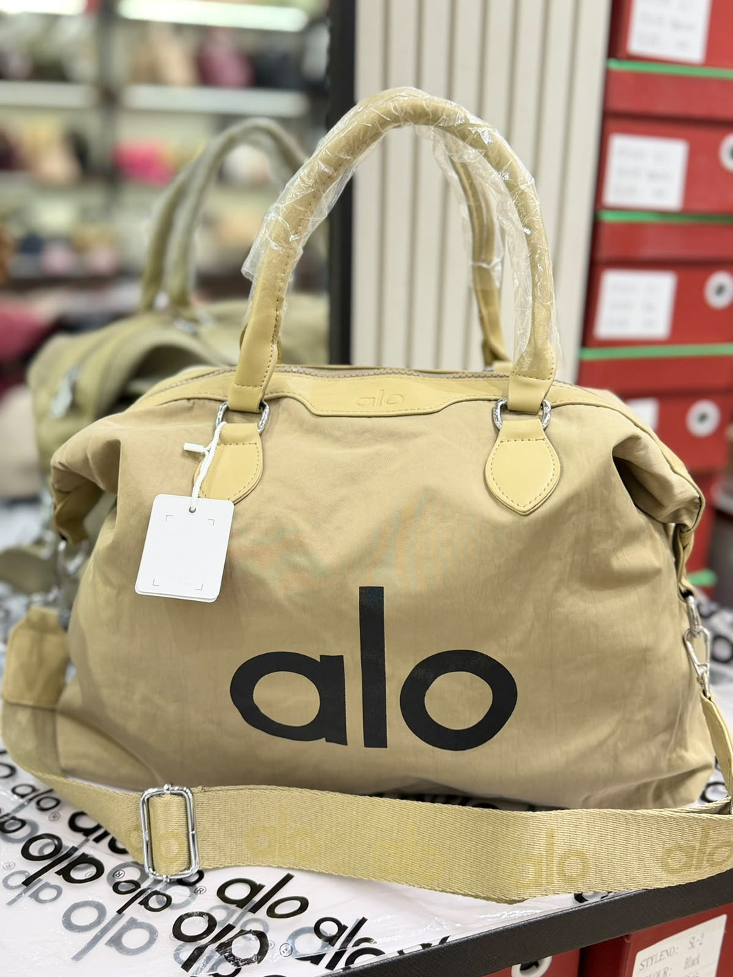 Alo Yoga Inspired Duffel Bag