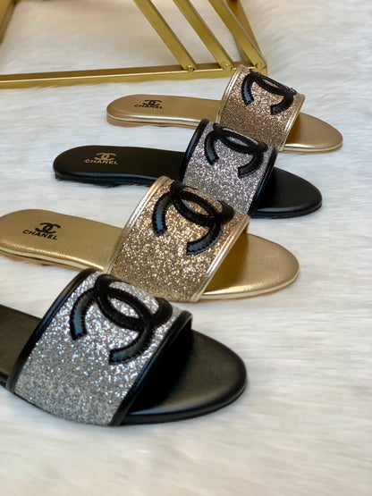 Chanel Glitter Flat