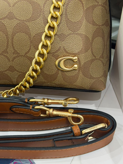 Coach Juliet Shoulder Bag 25 In Signature Canvas
