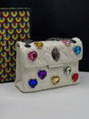 Kurt Geiger Mini Velvet Kensington Bag