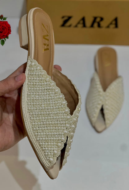 Zara Pearl Pumps