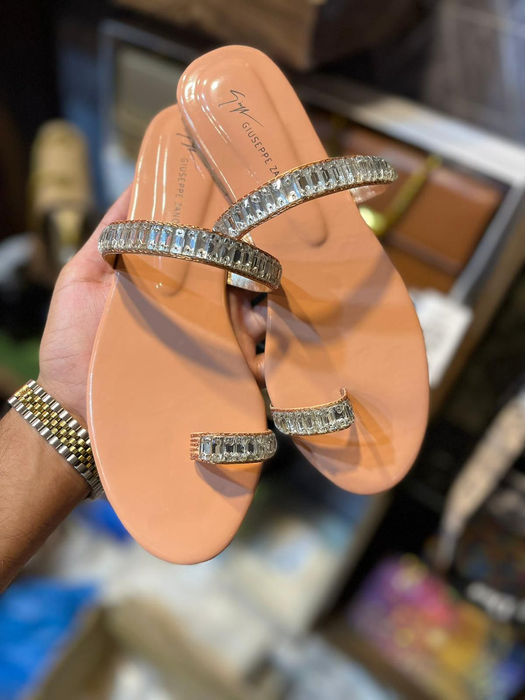 Giuseppe Zanotti Sparkle Elegance Flats