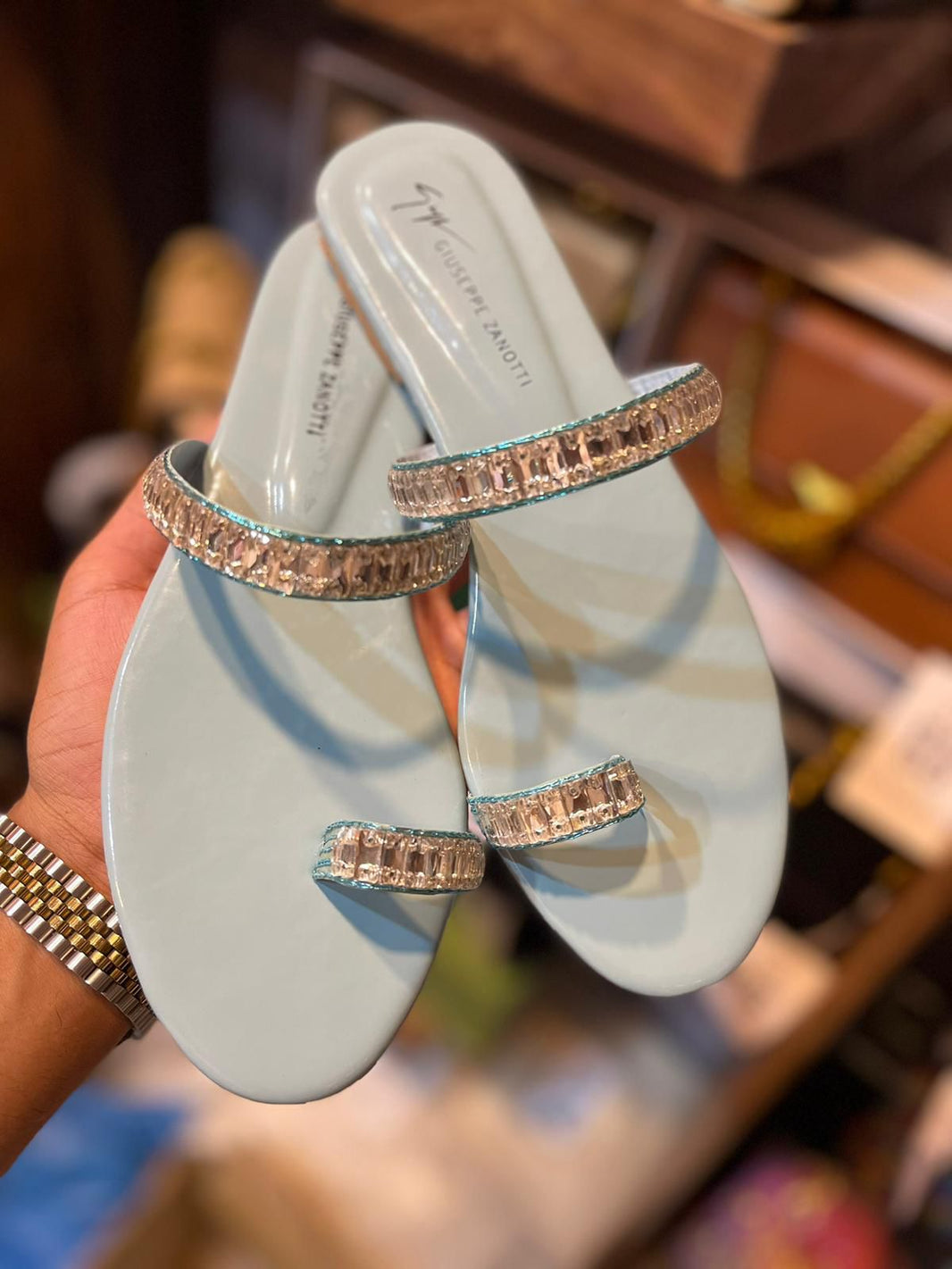 Giuseppe Zanotti Sparkle Elegance Flats