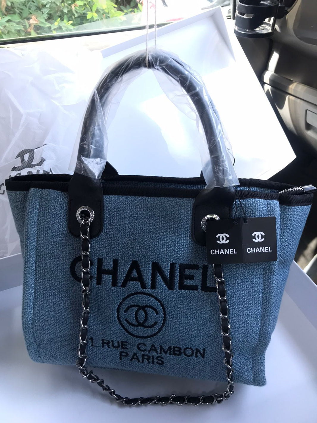 Chanel Denim Chic Signature Tote