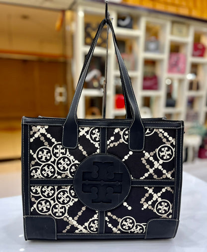 Designer Chevron Leather Tote