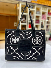 Designer Chevron Leather Tote