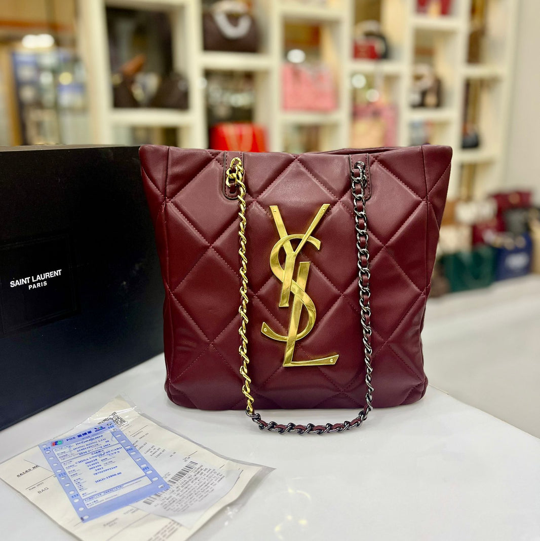YSL Masters Leather Shoulder Bag
