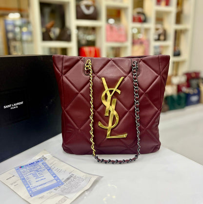 YSL Masters Leather Shoulder Bag