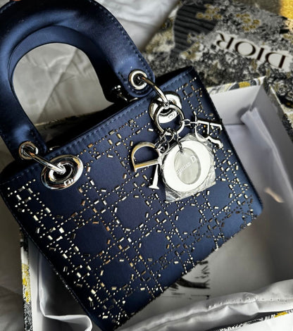 Dior Crystal Blossom Satin Bag