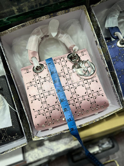 Dior Crystal Blossom Satin Bag