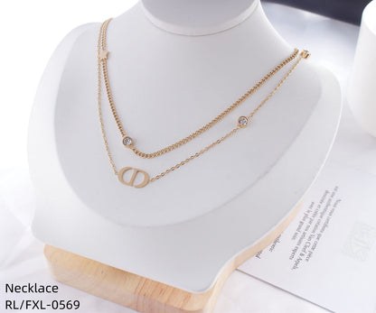 Signature Gold Pendant Necklace