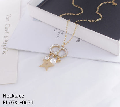 Signature Gold Pendant Necklace