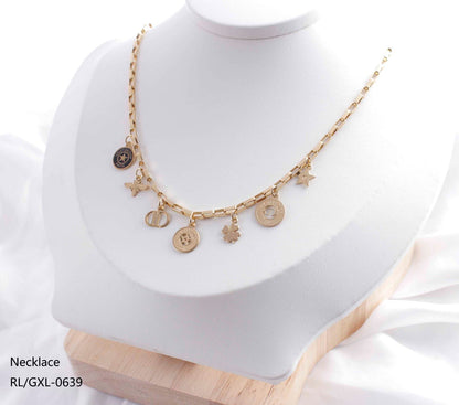 Signature Gold Pendant Necklace