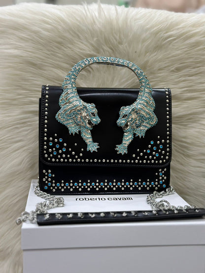 Roberto Cavalli Embellished Crossbody