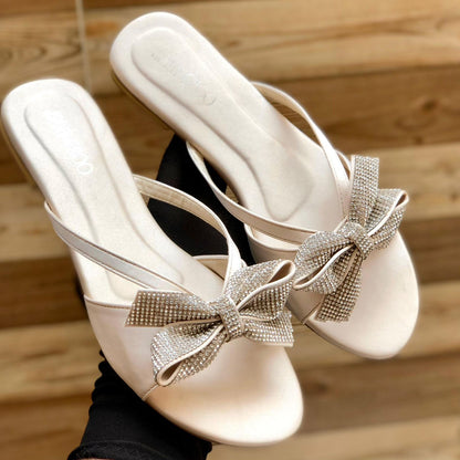 Jimmy Choo Satin Bow Loafers