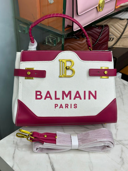 BALMAIN Leather Tote Bag
