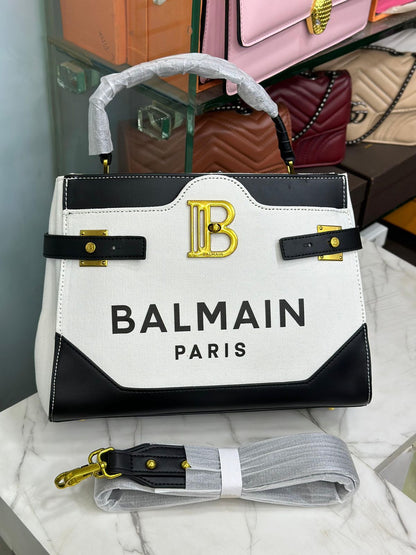 BALMAIN Leather Tote Bag