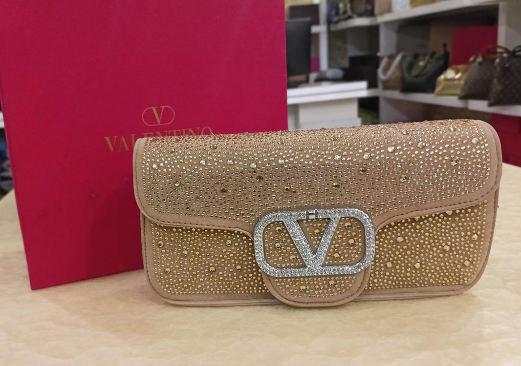 Valentino Rockstud Clutch