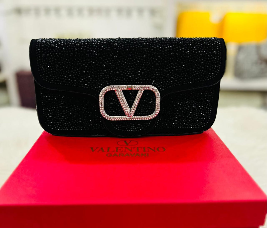 Valentino Rockstud Clutch