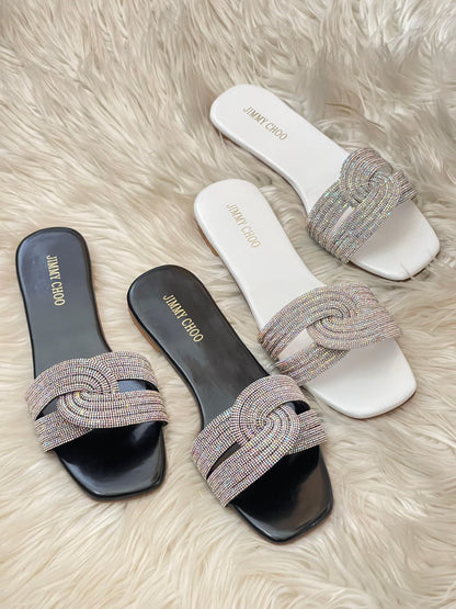 Jimmy Choo Mash Flat Sandals