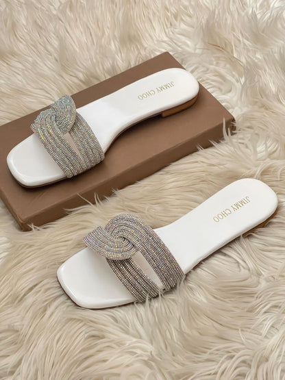 Jimmy Choo Mash Flat Sandals