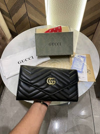 Gucci GG Marmont Black Crossbody Bag + Clutch