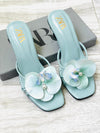 Zara Floral Heels