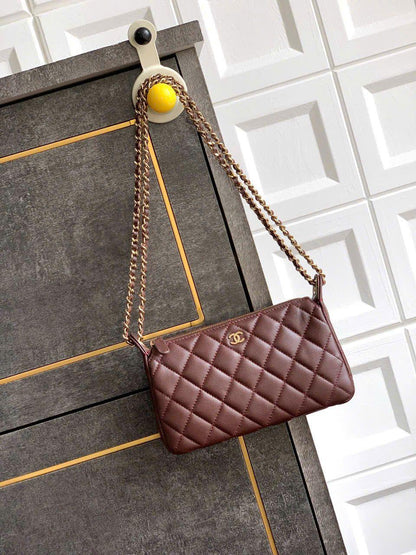 Chanel 25A Double Chain Bag Caviar