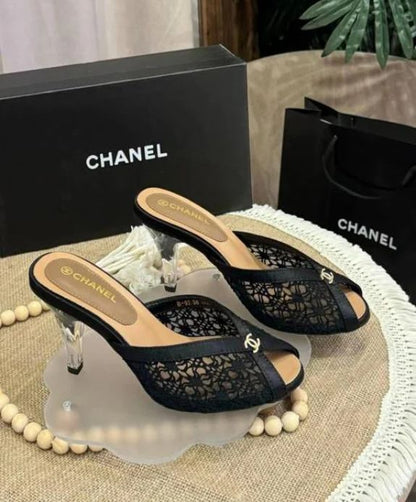 Chanel Caviar Heels