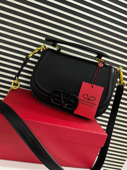 Valentino Garavani Vsling Leather Shoulder Bag