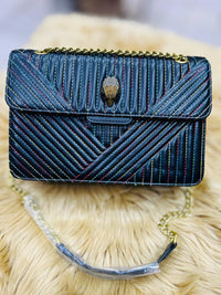 Kurt Geiger  Medium Kensington Rainbow Stitch Bag