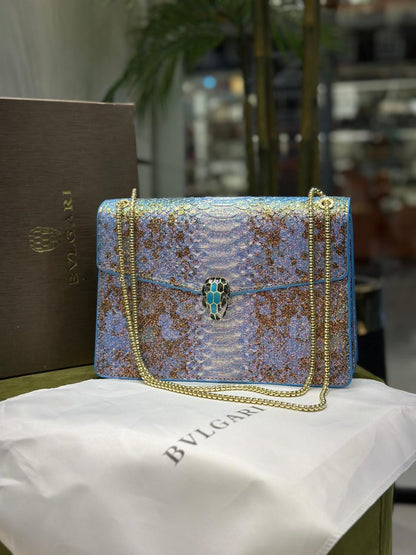 Bvlgari Snake Chain Crossbody Bag