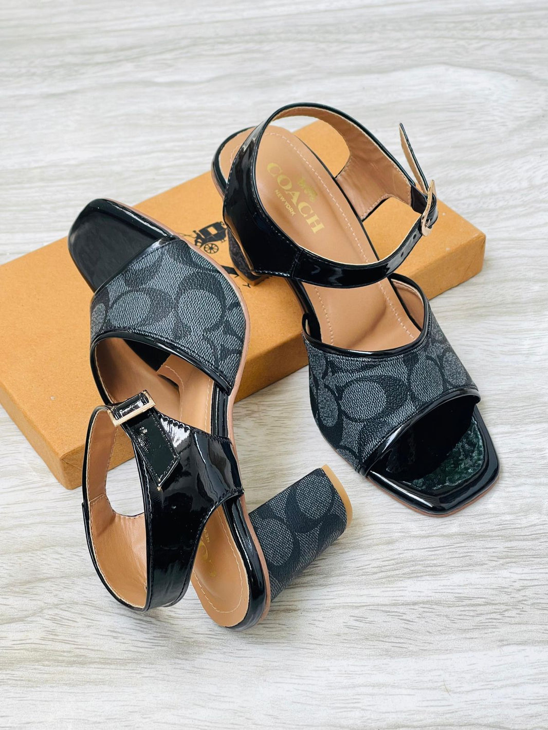 Coach Lobo Block Heels