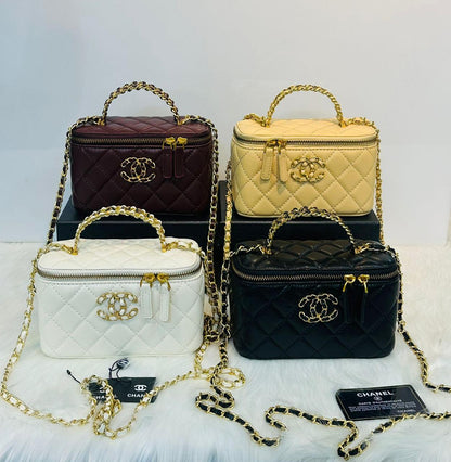 Chanel Top Handle Box Bag